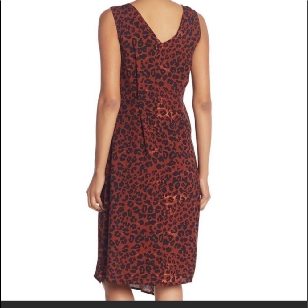 Beach lunch lounge leopard print anais midi dress - Picture 2 of 8